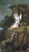 Jean Baptiste Simeon Chardin Spain hound and prey oil painting